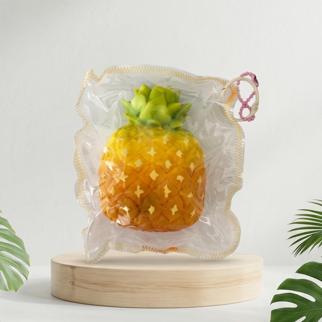 Juguete Squishy de Piña de Silicona /Silicone Pineapple Squishy Toy