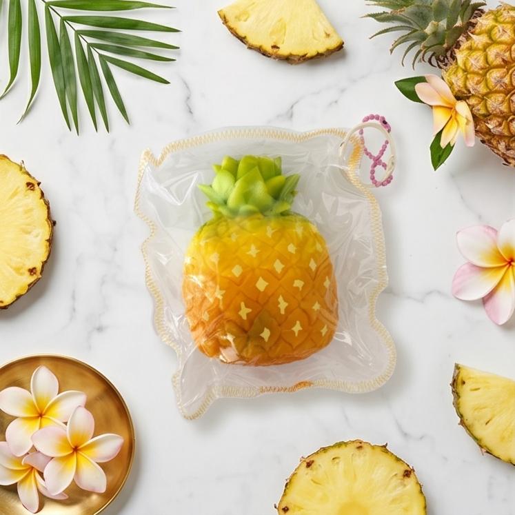 Juguete Squishy de Piña de Silicona /Silicone Pineapple Squishy Toy