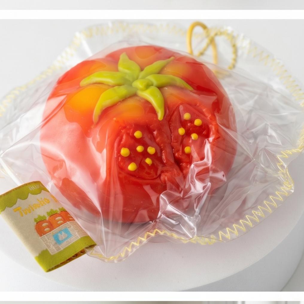 Juguete Squishy de Tomate de Silicona/Silicone Tomato Squishy Toy