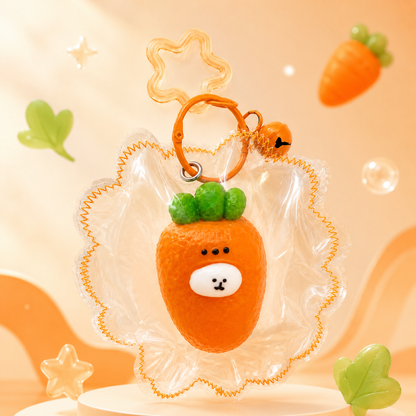 Juguete Squishy de Osito Zanahoria de Silicona/Silicone Carrot Bear Squishy Toy