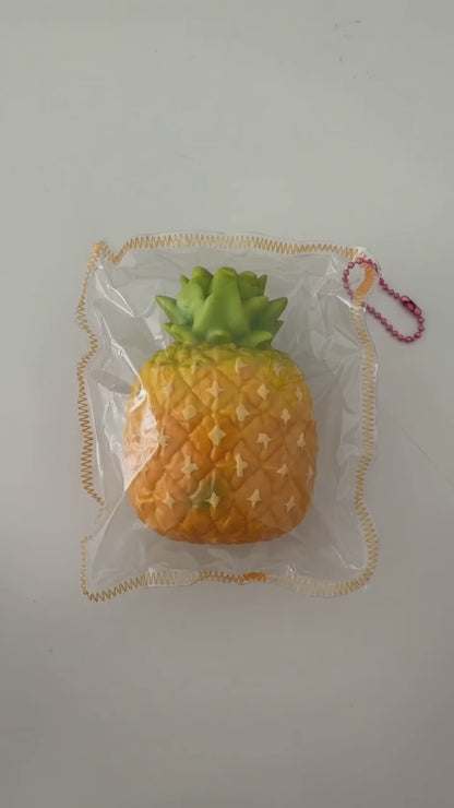 Juguete Squishy de Piña de Silicona /Silicone Pineapple Squishy Toy